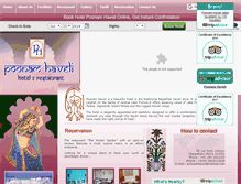 Tablet Screenshot of hotelpoonamhaveli.com
